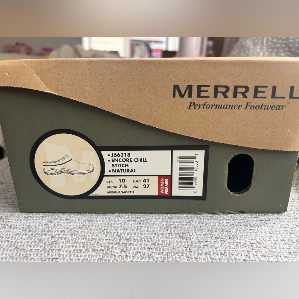 Merrell Encore Chill Stitch Loafers - Natural